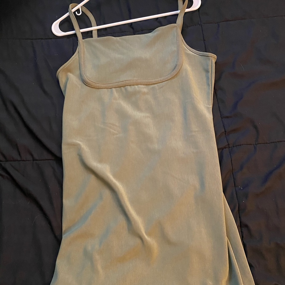 Olive mini dress